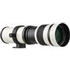burko Fotocamera MF Super Teleobiettivo zoom F / 8.3 - 16 420 - 800 mm Attacco T con filettatura universale 1/4 per fotocamere Canon Nikon Sony Fujifilm Olympus*