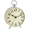 TFA Dostmann Blooming Weather - Sveglia al Quarzo, Stile Vintage, 12,3 x 7,2 x 16 cm, Colore: Beige