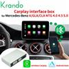 Krando INTERFACCIA APPLE CARPLAY ANDROID AUTO PER MERCEDES CLASSE A GLA CLA NTG 4/4.5/5