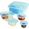 KitchenCraft Set di 23 Contenitori Riutilizzabili per Alimenti in Plastica priva di BPA, Adatti a Frigorifero, Congelatore e Microonde