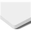 FLEXISPOT 120x60cm Certificato FSC Piano da Scrivania Elettrico Regolabile in Altezza Rettangolare, DIY Piano Tavolo Stabile e Durevole(Bianco)