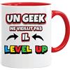 Acen Merchandise Mug Bonne Humeur ta Gueule - Regalo colleghe Retratte, Idea Regalo Originale, Humour Donna - Tazza coppia San valenti-Gadget Geek Uomo