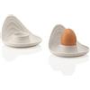 Guzzini - Tierra, Set di 2 Portauova in Plastica Riciclata - Bianco Latte, 12,3x12xh7,3 cm - 196300156