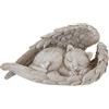 AOTOPYU Statua a forma di angelo per cani e gatti, con ali d'angelo, statua commemorativa in resina, pietra commemorativa per casa e giardino