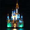 GEAMENT Set di Luci LED Compatibile Con LEGO Mini Disney Castle - Kit Di Illuminazione per Disney 40478 Modello da Costruire (Modello di mattoncini non incluso)