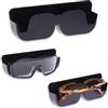Smart-Planet Portaocchiali auto - Supporto autoadesivo per occhiali da sole con imbottitura in feltro per occhiali in auto, scatola portaoggetti