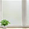 DOWELL Pellicola Vetri Finestre, Pellicola Adesiva per Vetri 44.5x300cm, Pellicola Finestra Privacy Opaca Antiriflesso, Per Doccia Ufficio Bagno Camera Da Letto Sala Di Riunione Striscia