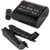 Dinamicamed ® Premium 6.0 Pressoterapia Linfodrenaggio Professionale Digitale Compact, Pressoterapia per Casa con 6 Programmi, Massaggio Linfodrenante 6 Camere con 2 Gambali XL