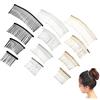 XCSJ 12pcs Pettini Per Velo Da Sposa Per Donna Velo Da Sposa Pettine Per Capelli Pettini Laterali In Metallo Pettine Laterale Per Capelli Accessori Per Copricapo Per Ragazze e Donne (3colori, 4taglie)