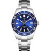 RollsTimi CADISEN 2024 Orologio da uomo 20 Bar Diver's Watch Orologio da uomo automatico NH35A Orologio meccanico 38mm Sapphire C3 Orologio luminoso C8207 (blu)