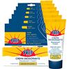 PREP 6x Prep Crema Deodorante per tutti i tipi di Pelle Antitraspirante Senza Alcool Per tutti i Giorni Profumo Delicato Sensazione di Freschezza Lunga Durata - 6 Flaconi da 35ml