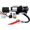 Berger + Schröter GmbH Berger & Schröter | Verricello a Fune da 12 V con Telecomando, Forza di trazione, 2722 kg, Corda Sintetica da 12 m, per Quad, ATV, 4 x 4 e Veicoli Commerciali, con Ruota Libera, Freno Automatico e