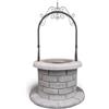 Pozzo ornamentale stromboli in cemento - 130x130x220 cm