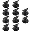 The Lord of the Tools 10 pz Nero Strumento di Rimozione Della Lampadina Ventosa Sostituzione Della Lampadina Cambia Lampadina Forte Aspirazione per LED Alogena GU10 MR16 PVC 30mm