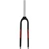 splumzer 1-1/8 26/27.5/29 in Lega di Alluminio Freno A Disco Rigido MTB Forcella, 28.6mm Threadless Tubo Dritto Superleggero Mountain Bike Forcelle Anteriori (Rosso, 27.5 Pollici)