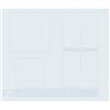 HOTPOINT ARISTON HOTPOINT Piano Cottura a Induzione, 4 Piastre, 59 cm, Bianco - HB 8460B NE/W