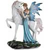 Les Alpes Orig. Fata BODETTE con Unicorno, Fairy Land, h 23,5 art 042 443