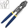 OROOTL Pinza Crimpatrice Capicorda Pinze per Pesca Alluminio Manicotti Attrezzo di Crimpatura Manicotti in Acciaio della Fune Metallica Cutter Crimper Strumenti di Pesca