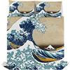 Italian Bed Linen Parure Lenzuola Matrimoniale 100% Cotone Sogni d'Autore, Completo Letto 2 Piazze con Lenzuolo Sopra e 2 Federe, Stampa Digitale Alta Definizione, Made in Italy, SD51