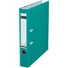 Leitz Raccoglitore con meccanismo a leva 180°, Formato commerciale, Plastica, Dorso 52 mm, Turchese, 10155052