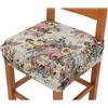 Casatessile Cuscino coprisedia Cucina con Fascia Elastica Aurora Cuscino Sedia Cucina Fiori.
