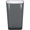 Kleine Wolke Portaspazzolino Easy, accessori, colore antracite, materiale: AS/ABS, lunghezza 7,2 x larghezza 7,2 x altezza 11 cm