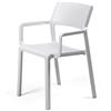 Nardi Outdoor NARDI - Trill Armchair Sedia Impilabile Bianca