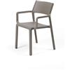 Nardi Outdoor NARDI - Trill Armchair Sedia Impilabile Tortora