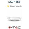 V-TAC VT-1207 RD Mini Pannello LED Rotondo 12W a Incasso 3000K - 4000K - 6400K