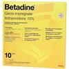 Betadine® Garze impregnate Iodopovidone 10% 10 pz Garza