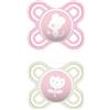 BAMED BABY ITALIA Srl Start Set Succhietto Caucciù Per Bambine 0-2 Mesi Mam 2 Pezzi Fantasia Assortita