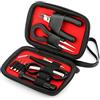 Sourcemall Set di strumenti fai-da-te per la costruzione di bobine Kit 10 in 1 con borsa con cerniera