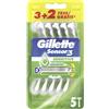 Gillette Sensor 3 Sensitive - confezione usa&getta 3 + 2 pezzi