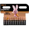 DURACELL Blister 12 pile MiniStilo AAA - Plus 100 - Duracell