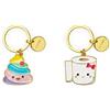 Legami - Set di 2 Portachiavi in Metallo Smaltato, What a Key Ring!, L 7 cm, in Zinco, Tema Poo, Portachiavi con Anello a spirale, Finitura Lucida, Colori Brillanti, Charm per Impreziosire la Borsa