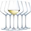 Cristal d'Arques Ultime Calice Vino 38cl Set 6 | Cristallino, calice a stelo da degustazione, lavabile in lavastoviglie, prodotto in Francia