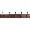 Biscottini Appendiabiti da Parete Legno 77x22 | Appendi Accappatoio Bagno con Ganci | Attaccapanni da Muro