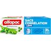 Alfapac - 40 sacchetti congelamento a collegamento - Modello medio - Apertura ampia - Ecoresponsabile - Made in France NCV2X40