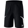 Erima Razor 2.0, Pantaloncini Bambino, Nero/Bianco, 128