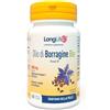 LongLife® Olio di Borragine Bio 500mg | Integratore di borragine titolato al 20% in GLA | Omega 6 | Trofismo della pelle | Benessere della donna | 60 perle | Biologico e senza glutine