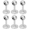 Tissting 6Pcs Staffa di Montaggio a Soffitto per Tende, Supporto Asta Armadio Staffe per Tende da Sole Esterno a Soffitto in Acciaio Inox Armadio Staffa Asta per Stendino Guardaroba Cucina Armadio Bagno