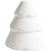 Cooee Design Snowy - Albero di Natale in ceramica, 10 cm, colore: Bianco