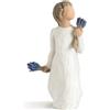 Willow Tree 26465 Figurina Grazia con Lavanda, Resina, Design di Susan Lordi, 14 cm