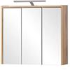 Schildmeyer Carlos - Armadietto a specchio, materiale a base di legno, finitura rovere rustico, 65 cm