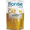 Monge Grill per Gatto Adulto Sterilizzato da 85 Gr Gusto Galletto