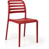 Nardi Outdoor NARDI - Costa Bistrot Sedia Rosso