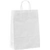 Mainetti Bags Shopper - maniglie cordino - 18 x 8 x 24 cm - carta kraft - bianco - Mainetti Bags - conf. 25 pezzi