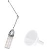M&M SMARTEK Dispenser dosatore per bottiglie, 57 mm, con cucchiaio (trasparente e imbuto)