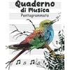 Independently published Quaderno di Musica Pentagrammato: 6 Pentagrammi per Pagina con righi larghi, Formato Grande A4 per Bambini