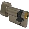 Abus KE5N10 / 30 Pulsante KE5N10 / 30 SEMICILINDRO E5 nichel 10 x 30 mm, nichelato, 10 / 30B